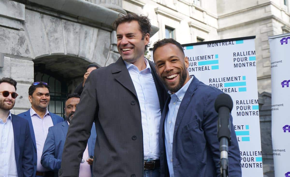 &Eacute;lections municipales: deux candidats &agrave; la mairie de Montr&eacute;al s&rsquo;unissent
