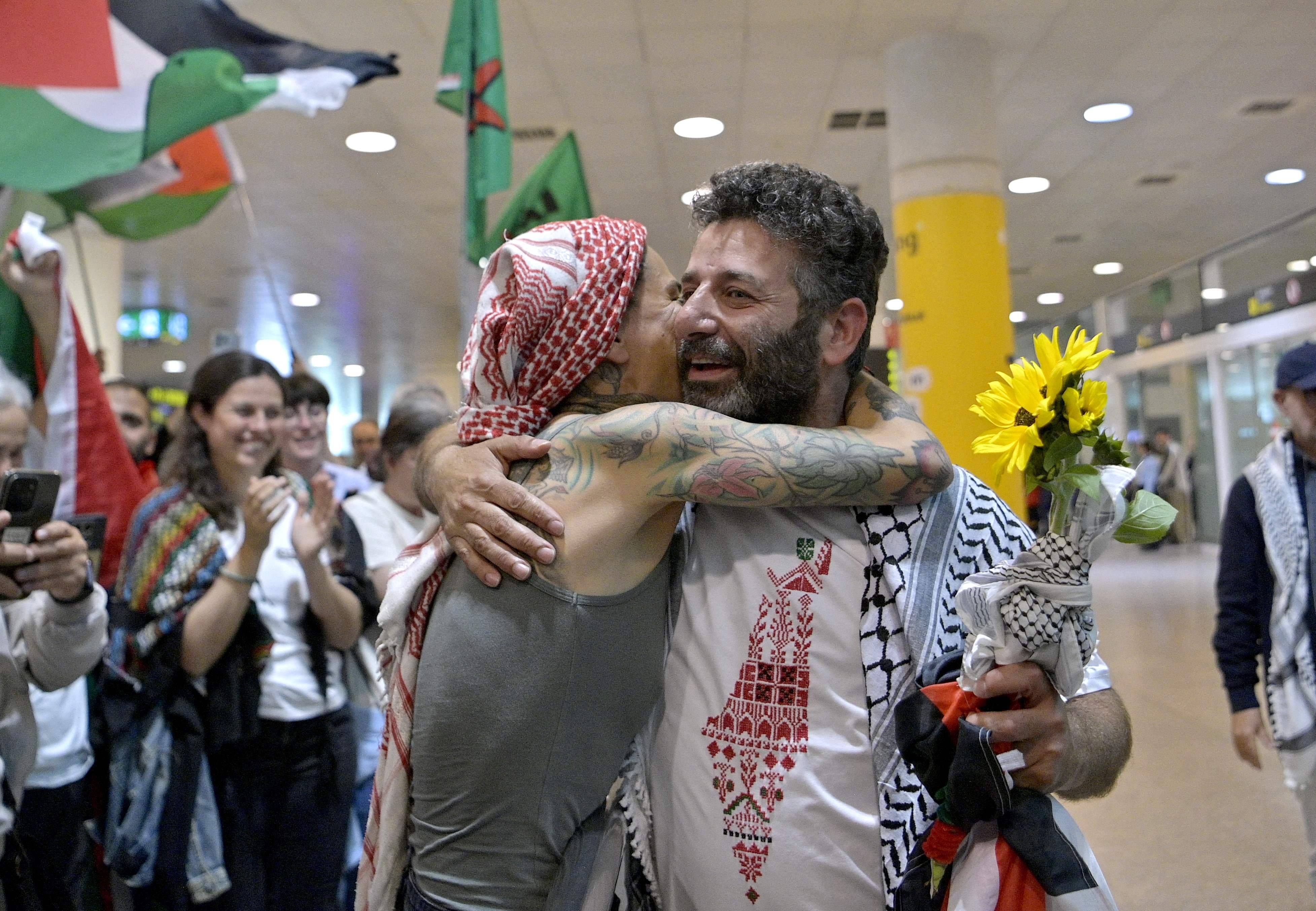 Les deux militants de la «flottille pour Gaza» libérés par Israël
