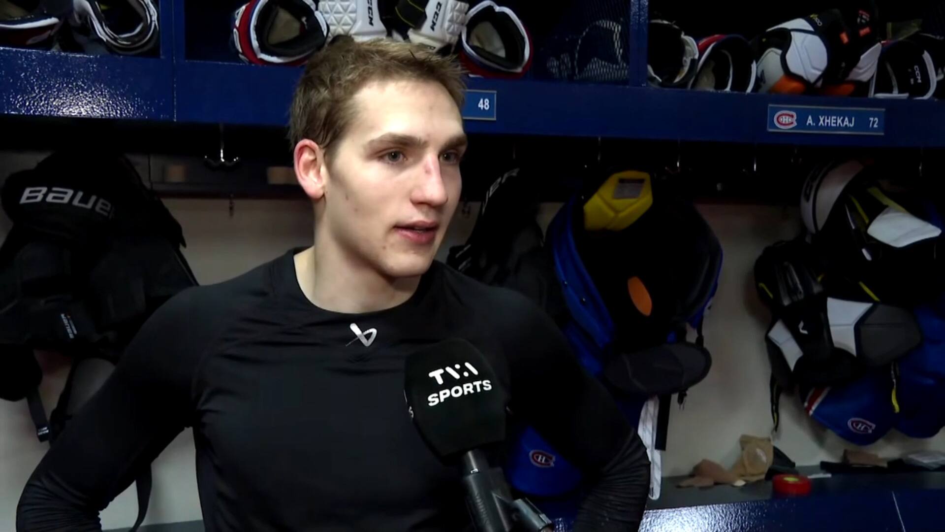 La routine de Lane Hutson: &agrave; l&rsquo;ar&eacute;na deux heures avant chaque entra&icirc;nement