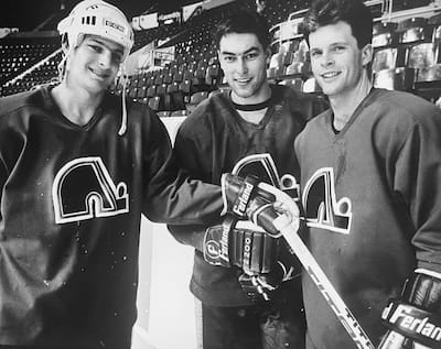 Jason Lafrenière, Jeff Brown e Steven Finn. ARQUIVOS DE FOTOS