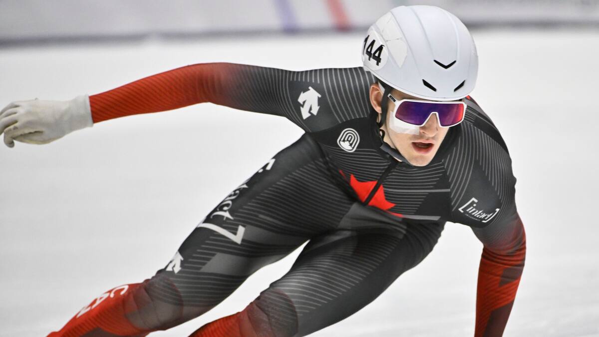 Patinage de vitesse une première médaille appréciée pour Félix Roussel