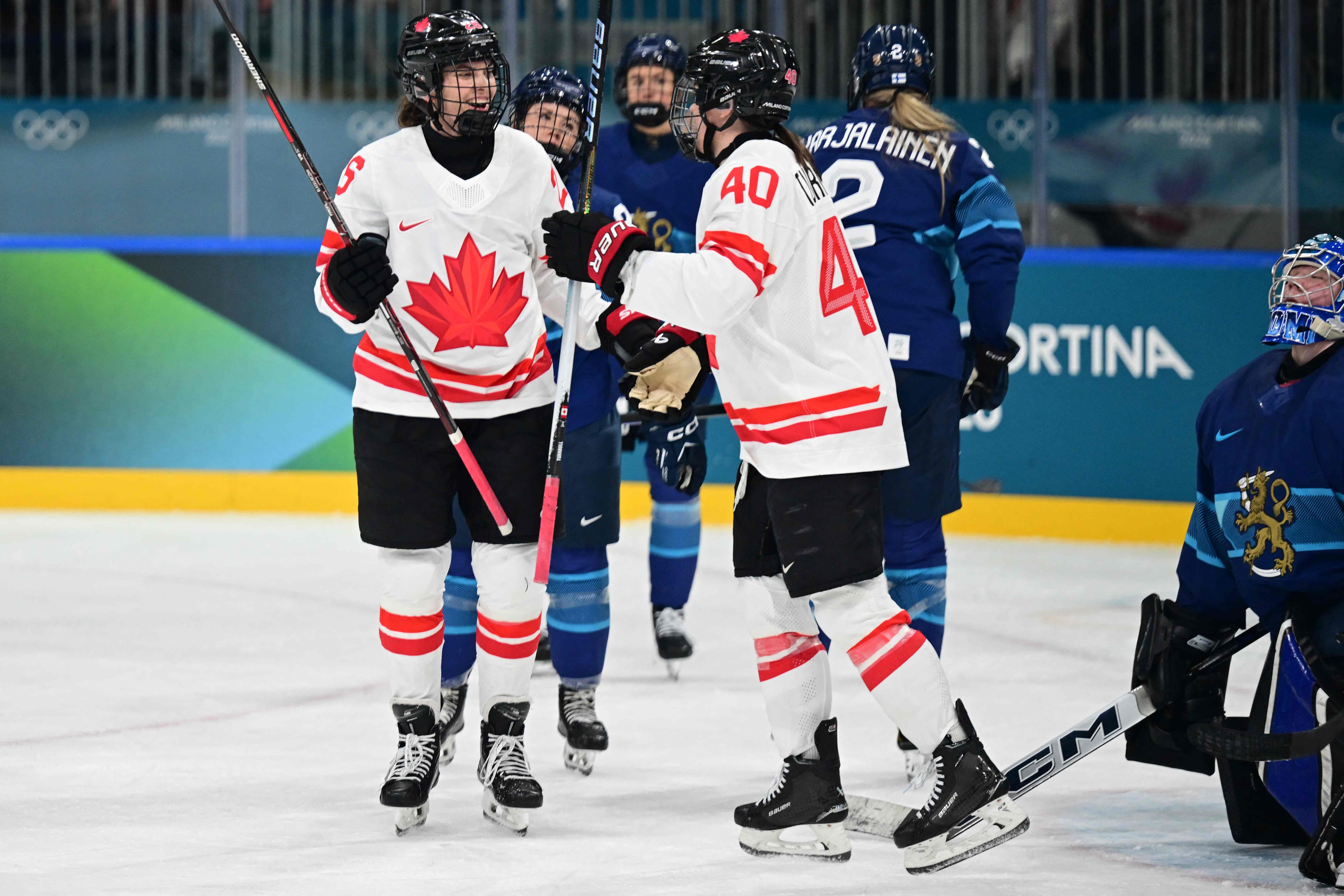Les Canadiennes se reprennent contre la Finlande