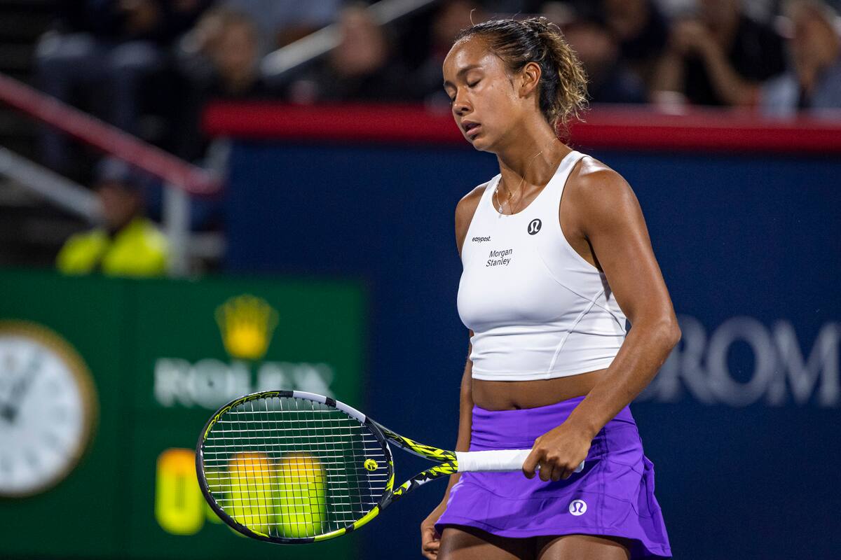 Omnium Banque Nationale de Montr&eacute;al: le beau parcours de Leylah Annie Fernandez prend fin