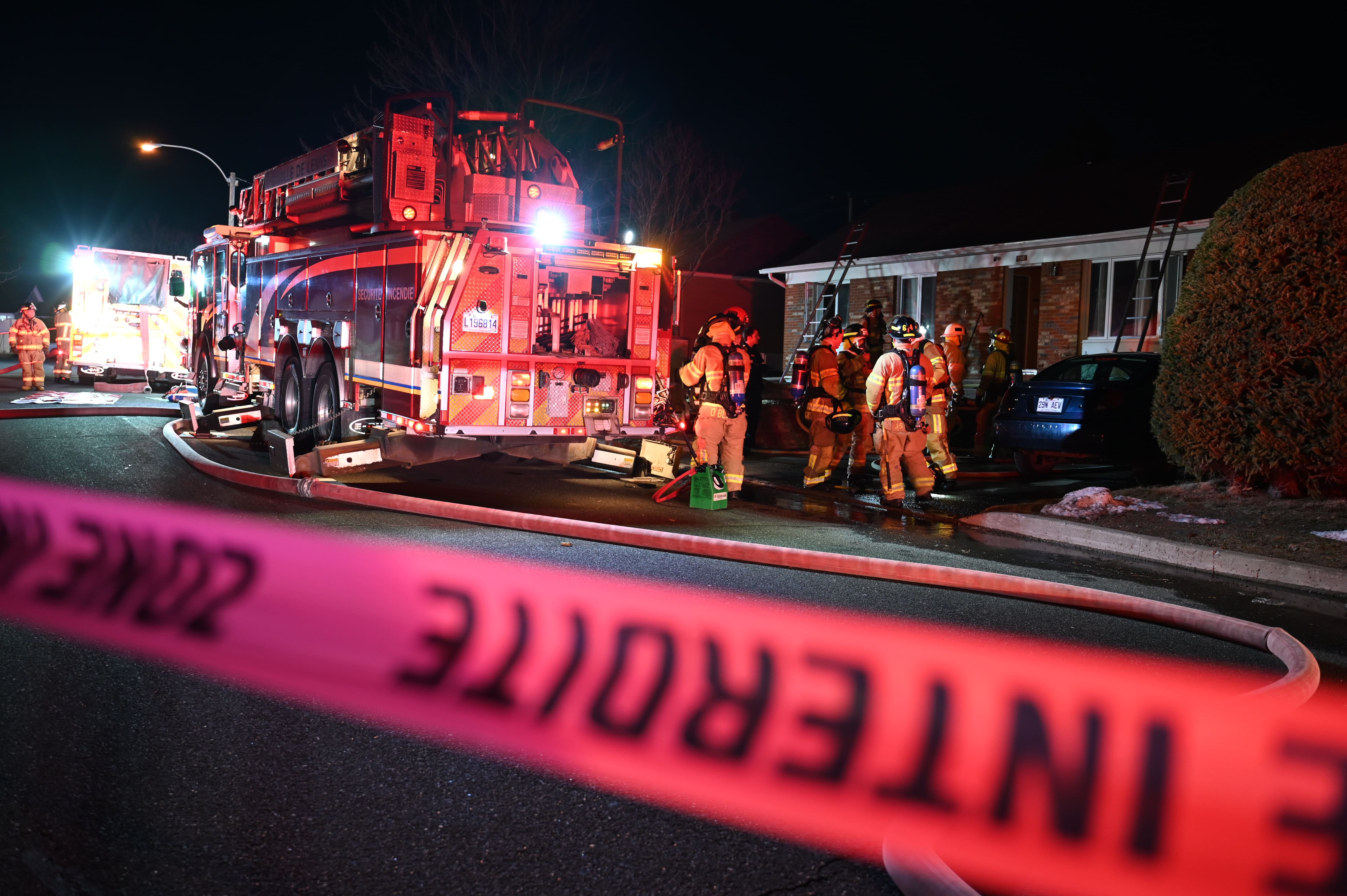 Incendie dans une maison de chambres qui inquiète des résidents de Lévis depuis longtemps
