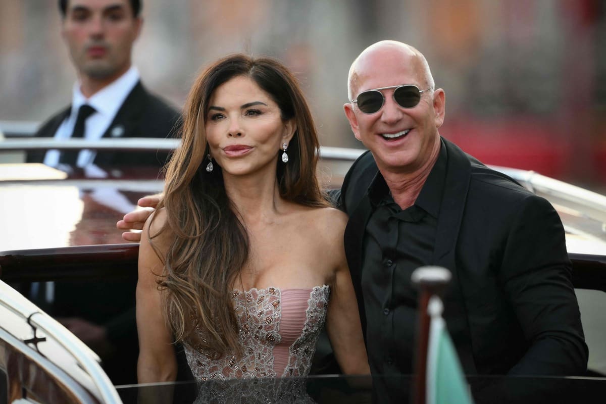 Lauren Sánchez aurait perdu l'une de ses robes lors de son mariage avec  Jeff Bezos à Venise | JDM