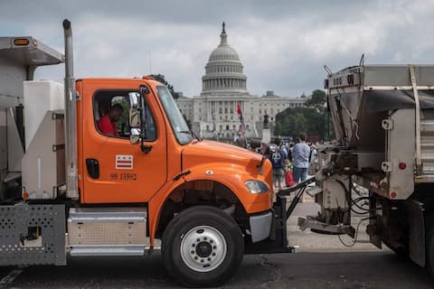 In Capitol Hill, an ultra-muscular device for demonstrators in support of pro-Trump