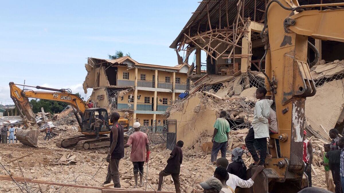 Effondrement d’une école au Nigeria : 21 élèves tués, 69 blessés