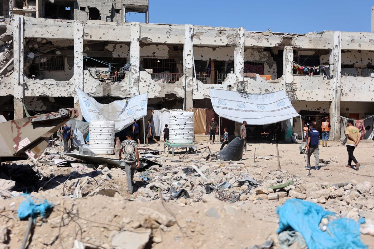 Nouvelle frappe isra&eacute;lienne sur une &eacute;cole &agrave; Gaza, la D&eacute;fense civile d&eacute;plore au moins 90 morts