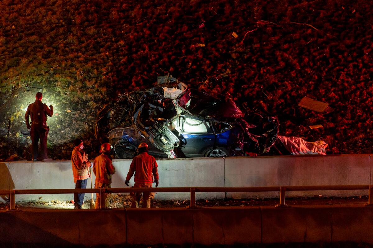 Une poursuite polici&egrave;re sur l&rsquo;A-15 fait deux morts