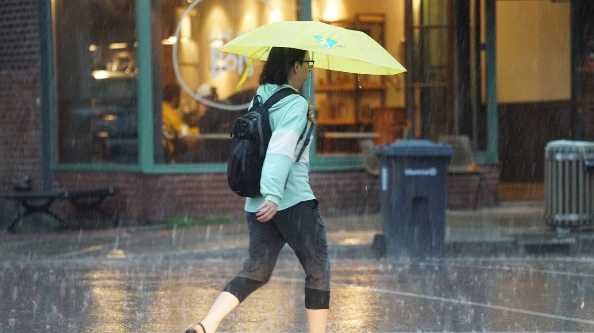 Après la journée la plus chaude, la pluie