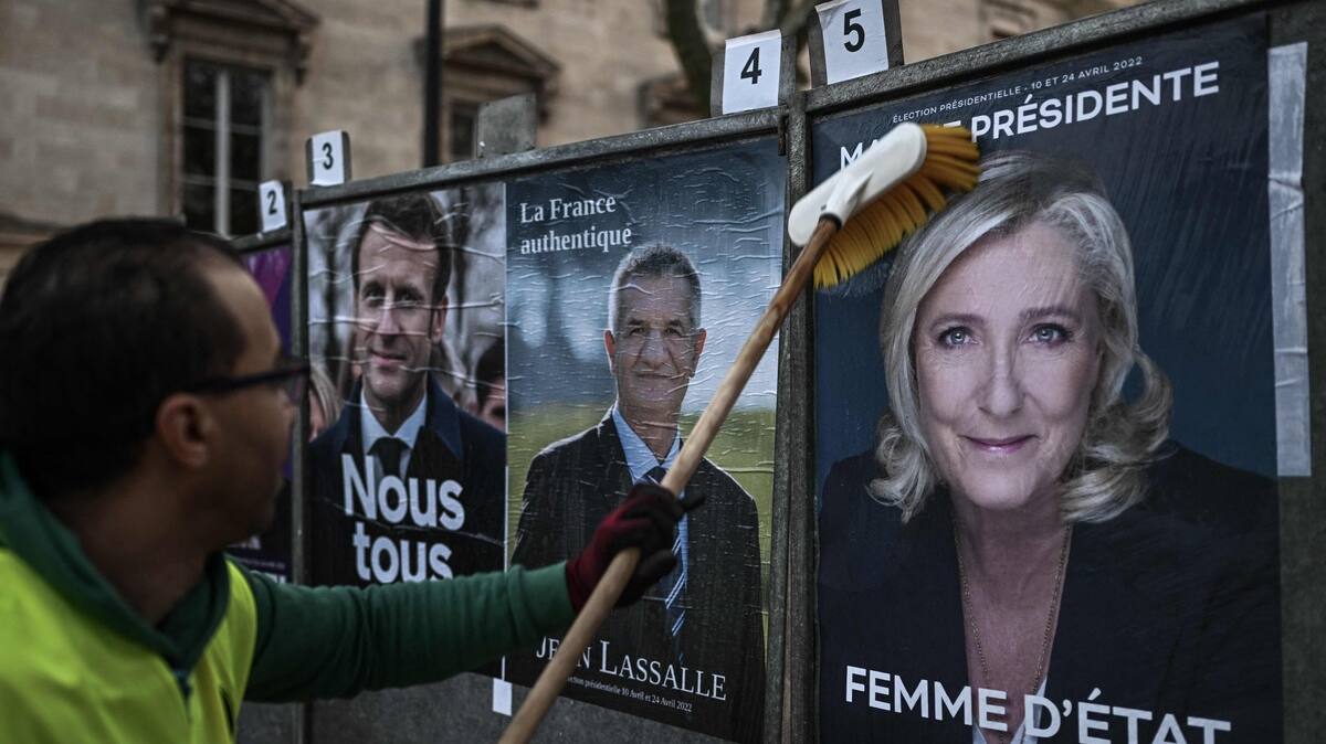 Macron en tête, écart serré avec Le Pen au second tour