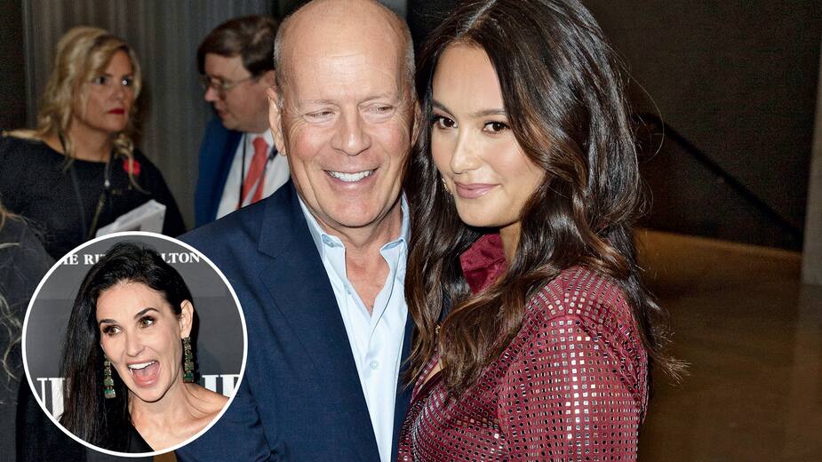 Bruce était content de revoir sa femme, Emma Heming. Demi Moore héberge le couple durant la quarantaine.