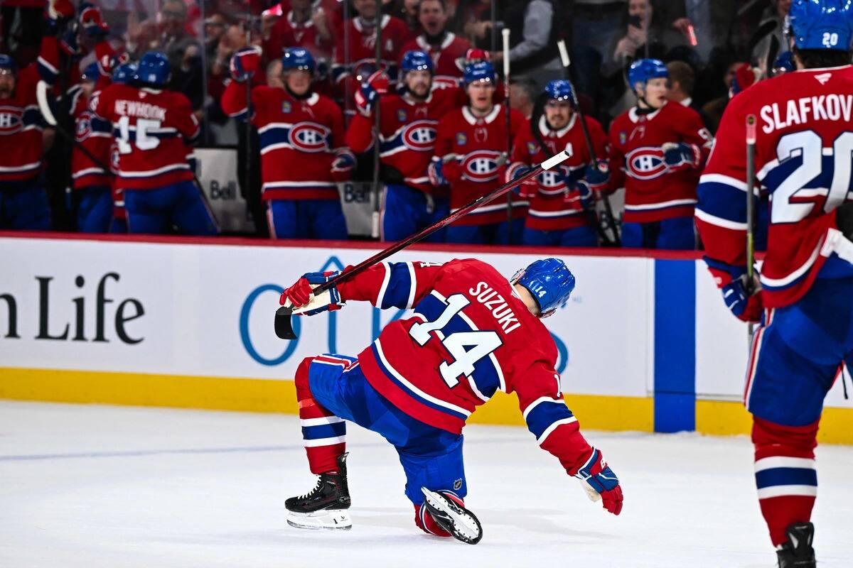 Premier match de la série Canadien - Capitals
