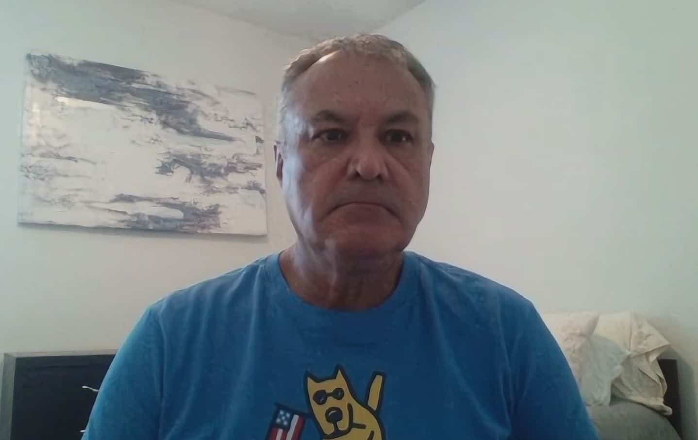 Michel Barakatt, a Quebecer who resides in Rockwall, Texas, July 4, 2026