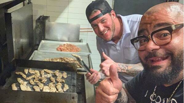 Mathieu Baron pose un geste très généreux