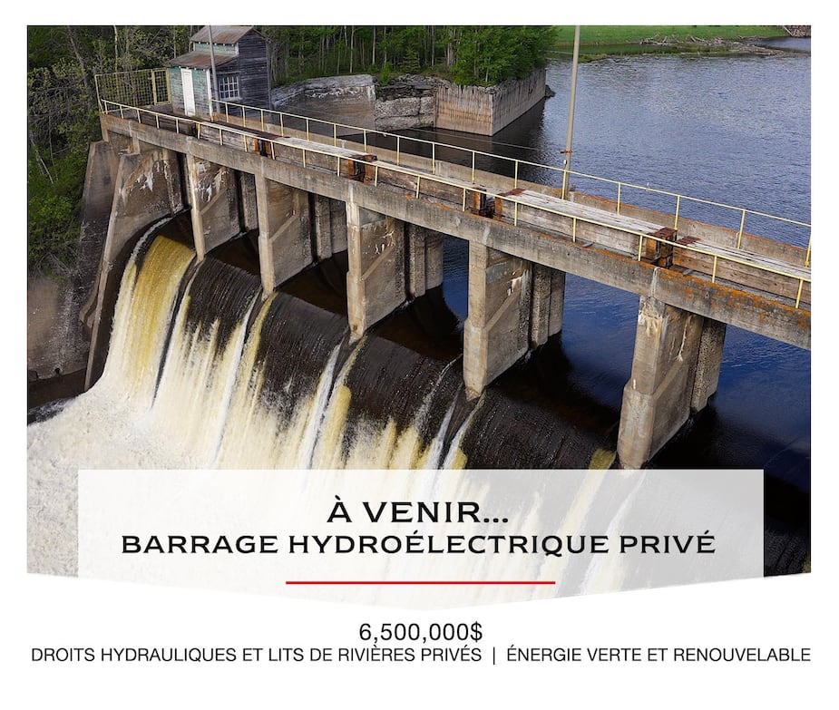 Image principale de l'article Un barrage hydroélectrique à vendre pour 6,5 M$