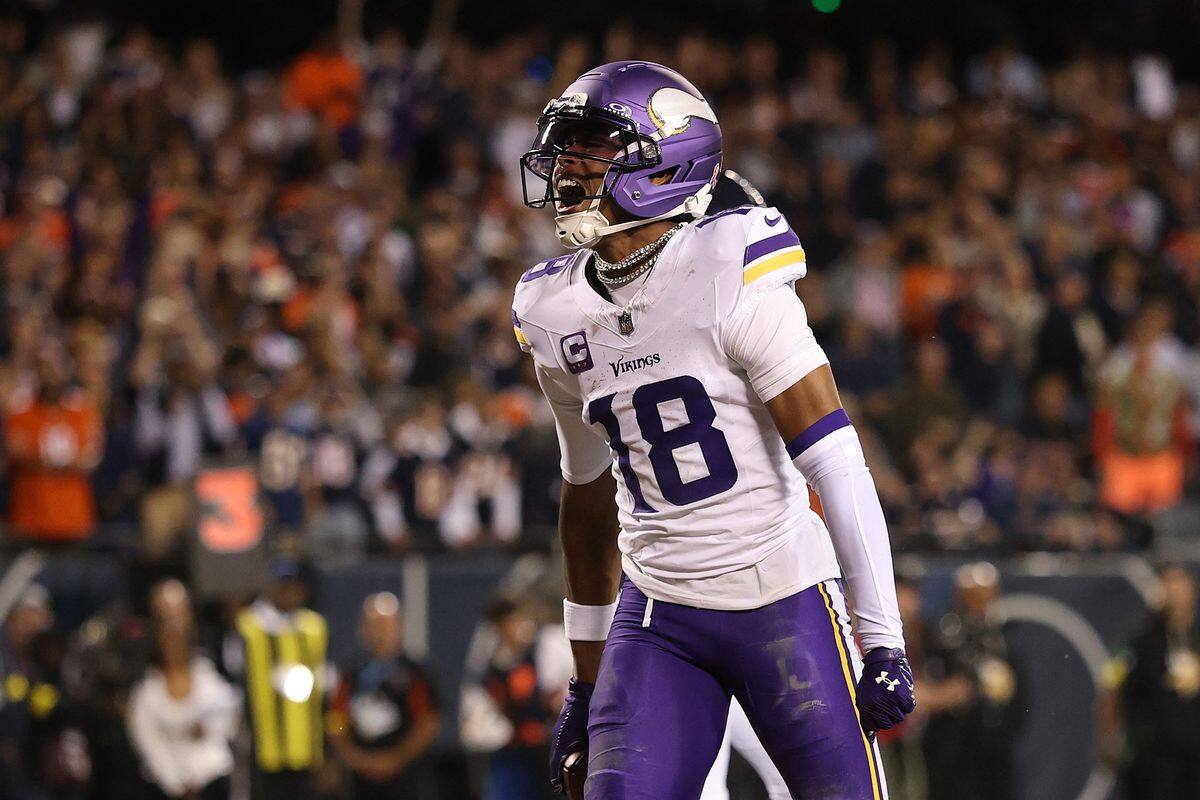 賈斯汀·杰斐遜（Justin Jefferson），維京人（Vikings），路易斯安那州立大學（LSU），賈馬爾·蔡斯（Jamar Chase）將反對他在平房的前伴侶。
