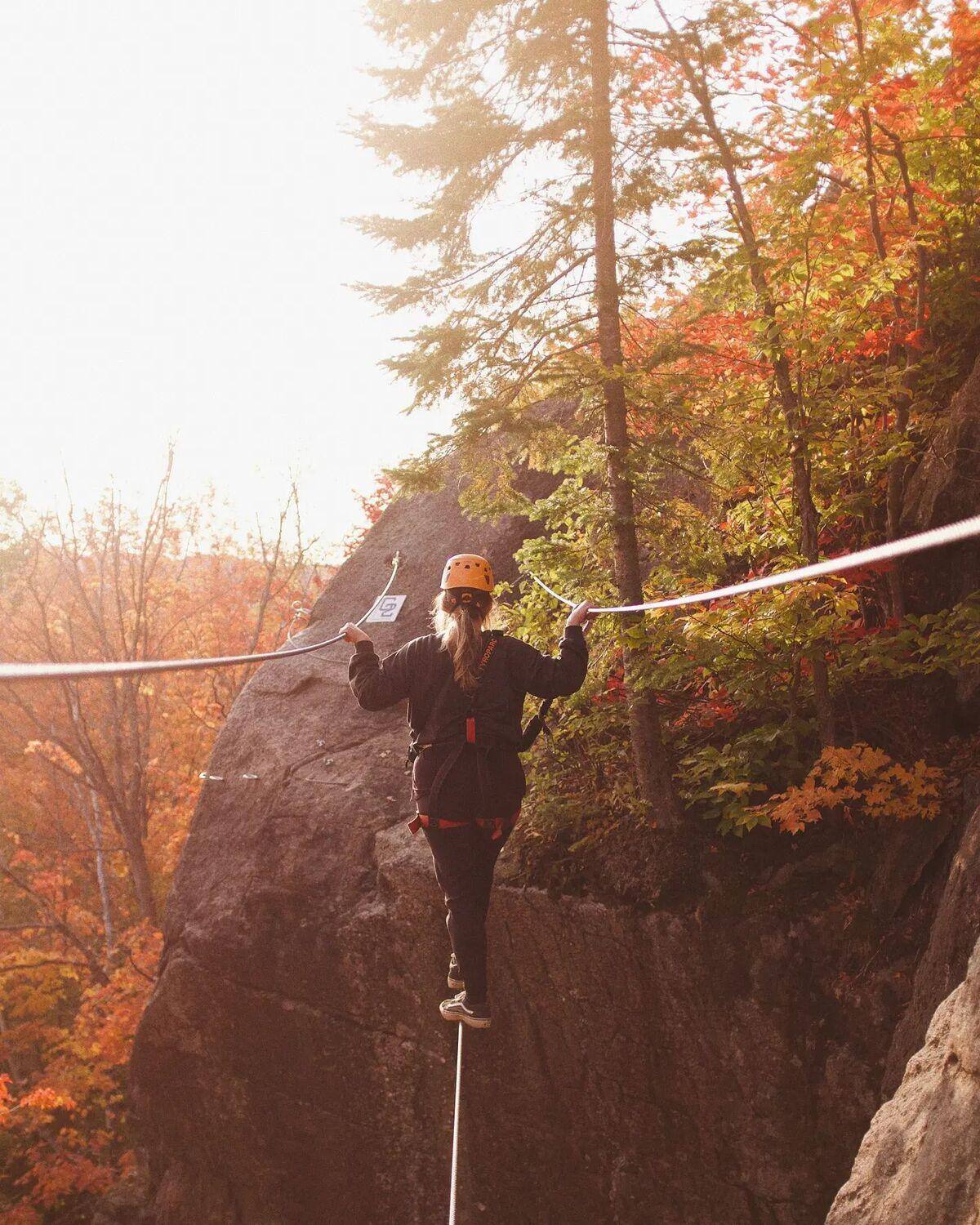 Des via ferrata spectaculaires &agrave; d&eacute;couvrir au Qu&eacute;bec