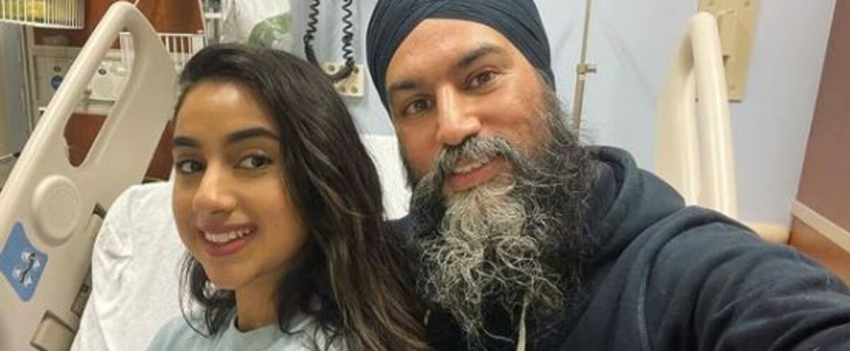 Une petite fille pour Jagmeet Singh et sa conjointe