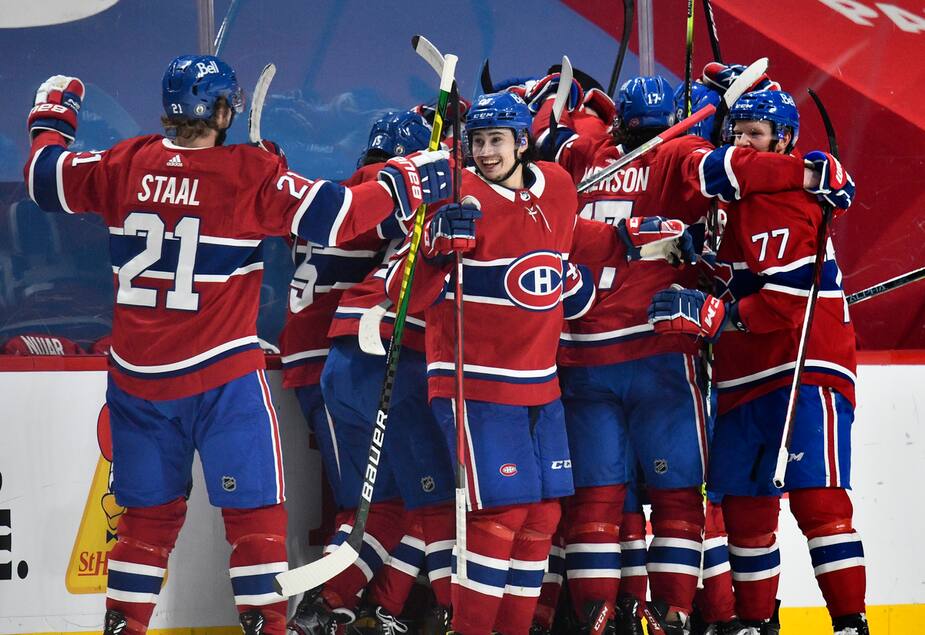 Image principale de l'article Le Canadien balaie les Jets et passe au 3e tour