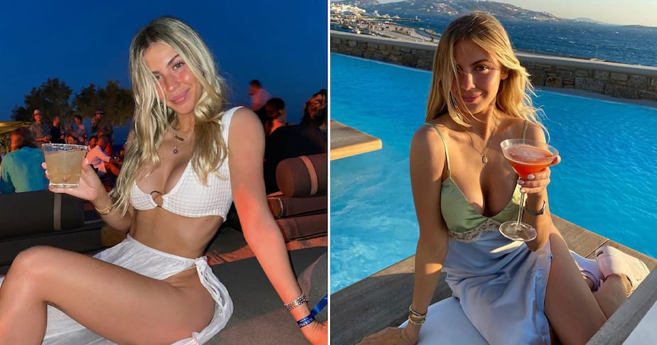 Image principale de l'article Beatrice Bouchard en Grèce: drinks et bikinis