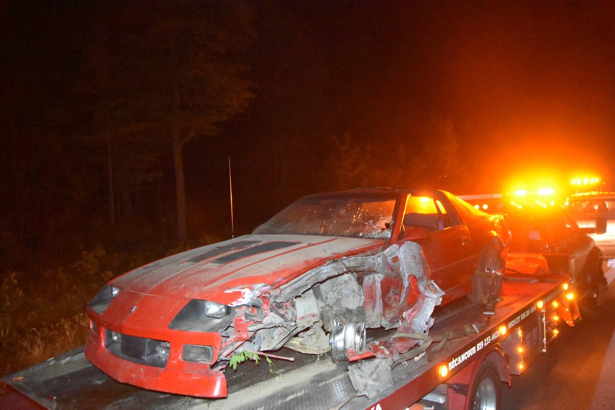 La SQ recherche un témoin de l'accident mortel à SaintePerpétue TVA