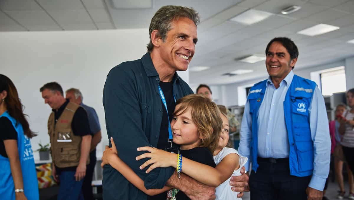 Ben Stiller se rend en Ukraine