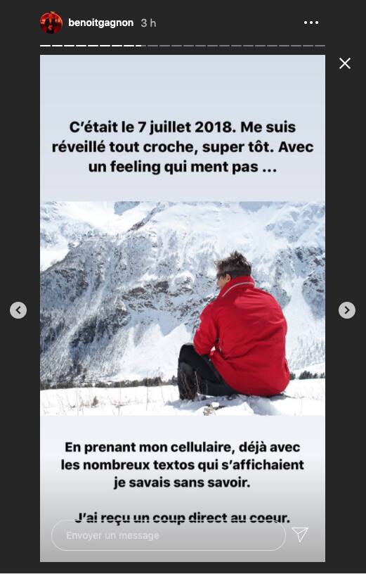 Benoit Gagnon Souligne L Anniversaire Du Deces De Son Ami Avec Une Serie De Photos Touchantes 7 Jours