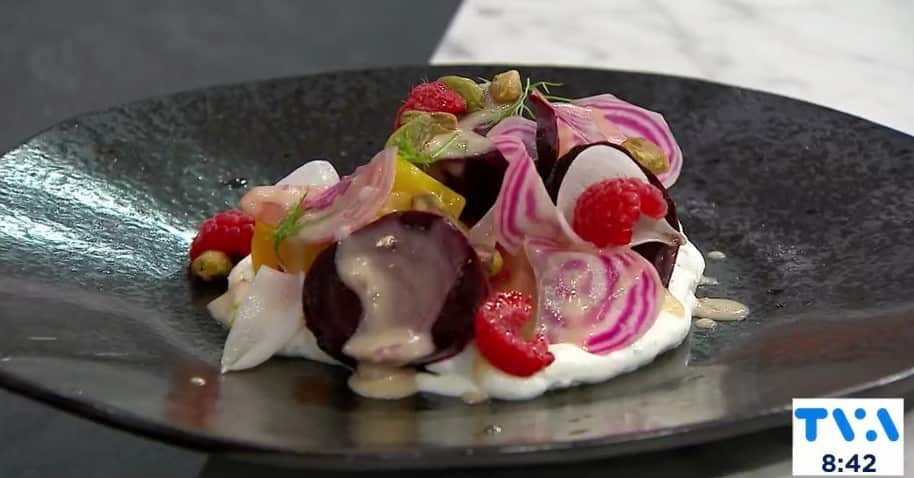 Salade de betteraves cuites au four