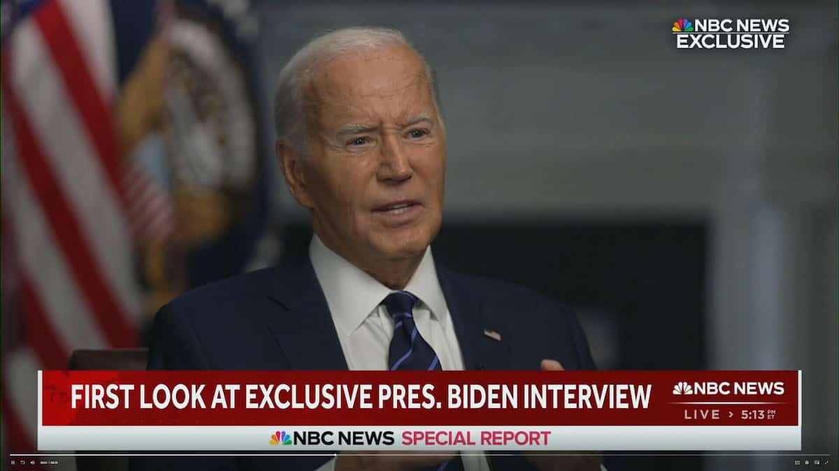 VIDÉO | C'était une «erreur» d'appeler à «cibler» Trump, dit Biden dans une entrevue