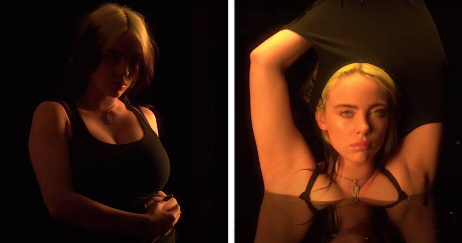 Image principale de l'article Billie Eilish se dévêt dans un nouvelle vidéo