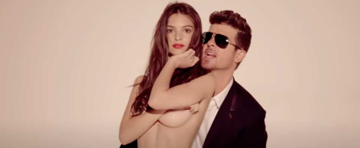 Agression sexuelle durant le tournage du vidéoclip de Blurred Lines?