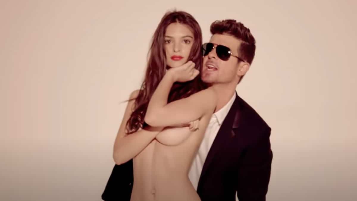 Agression sexuelle durant le tournage du vidéoclip de «Blurred Lines»?