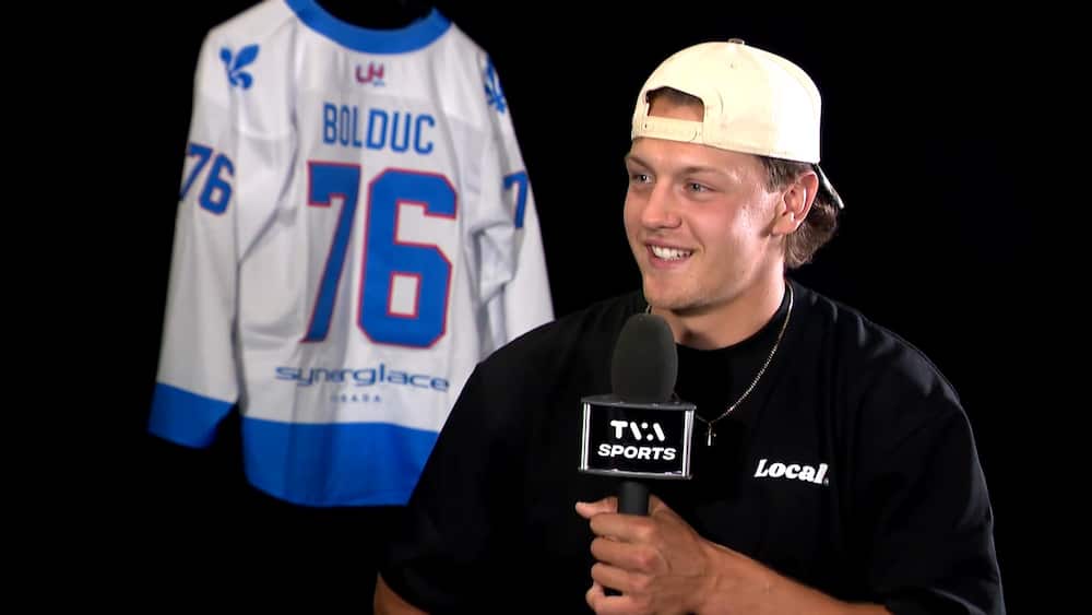Un «choc» pour Zachary Bolduc - TVA Sports