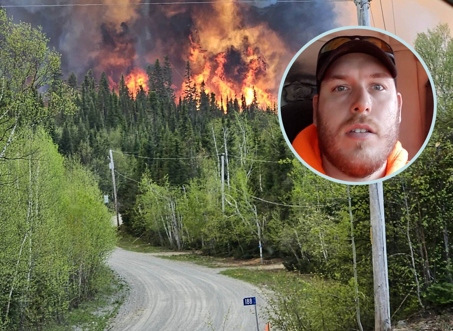 Incendies allum&eacute;s par Brian Par&eacute;: les citoyens de Chapais ont eu peur de tout perdre