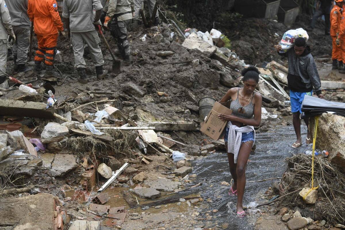 Pluies torrentielles dans l'&Eacute;tat br&eacute;silien de Rio: au moins 10 morts, 9 disparus