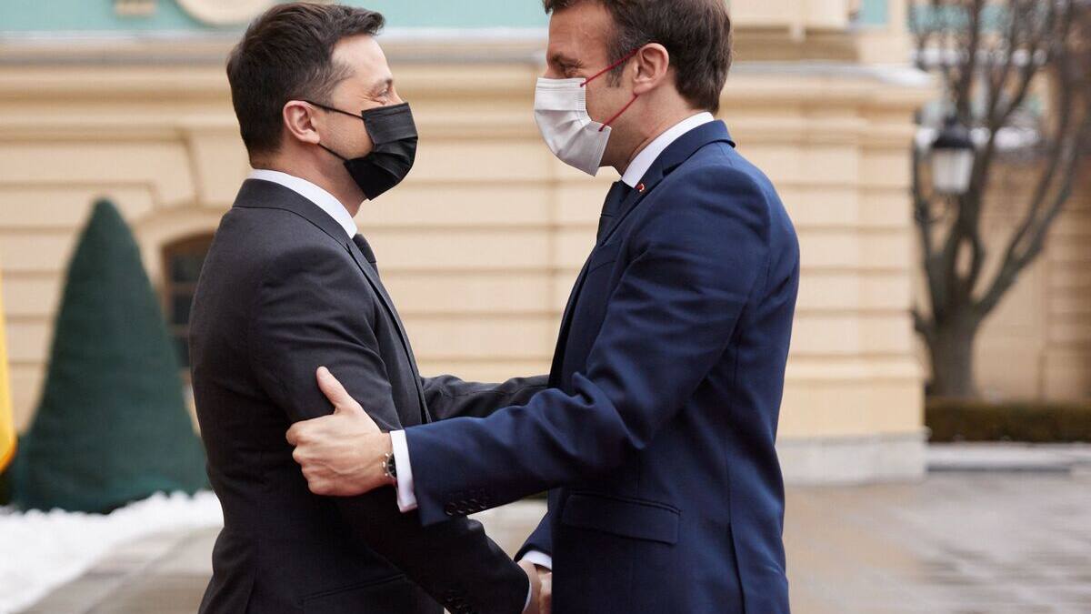 Macron voit des «solutions concrètes» à la crise russo-ukrainienne