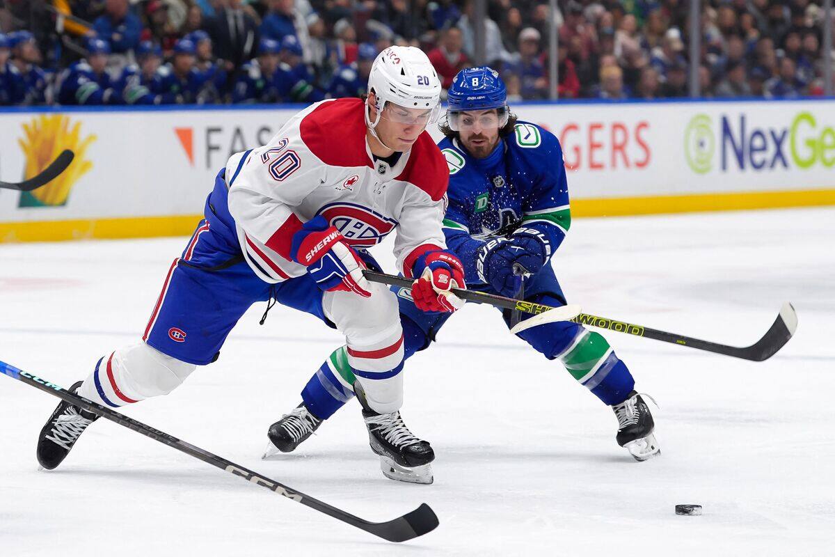 Soir&eacute;e de trois points pour Slafkovsky: cette fois, c&rsquo;&eacute;tait pr&egrave;s de la perfection