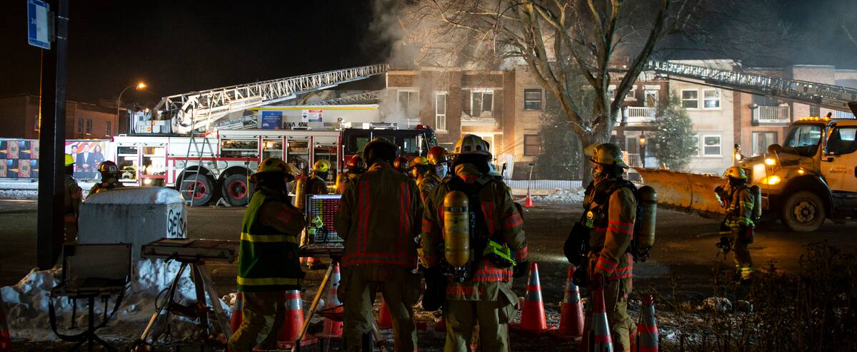 Plateau-Mont-Royal: deux familles relocalisées après un incendie