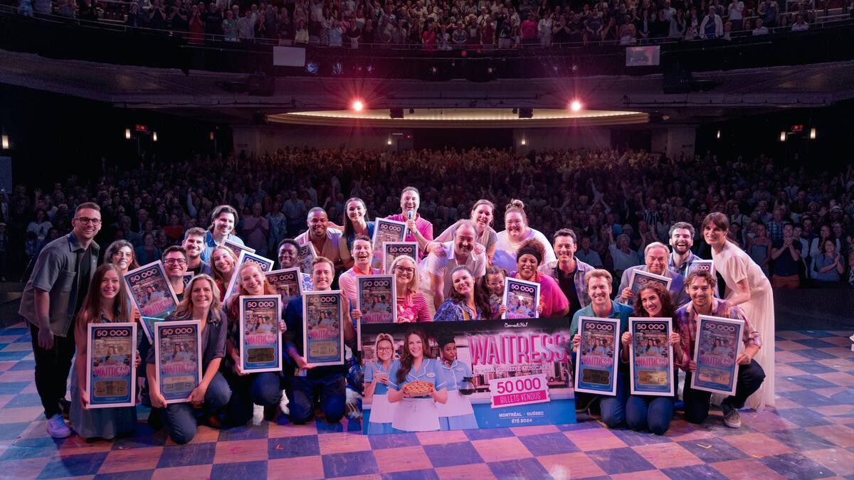 Comédie musicale: un billet d’or pour l’équipe de Waitress