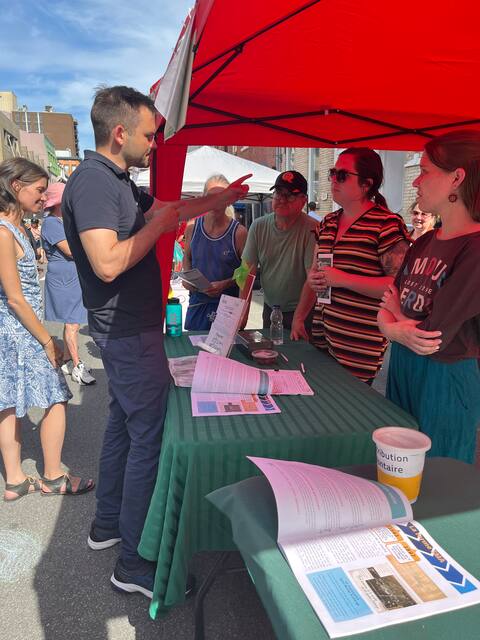 First walk for PQ leader