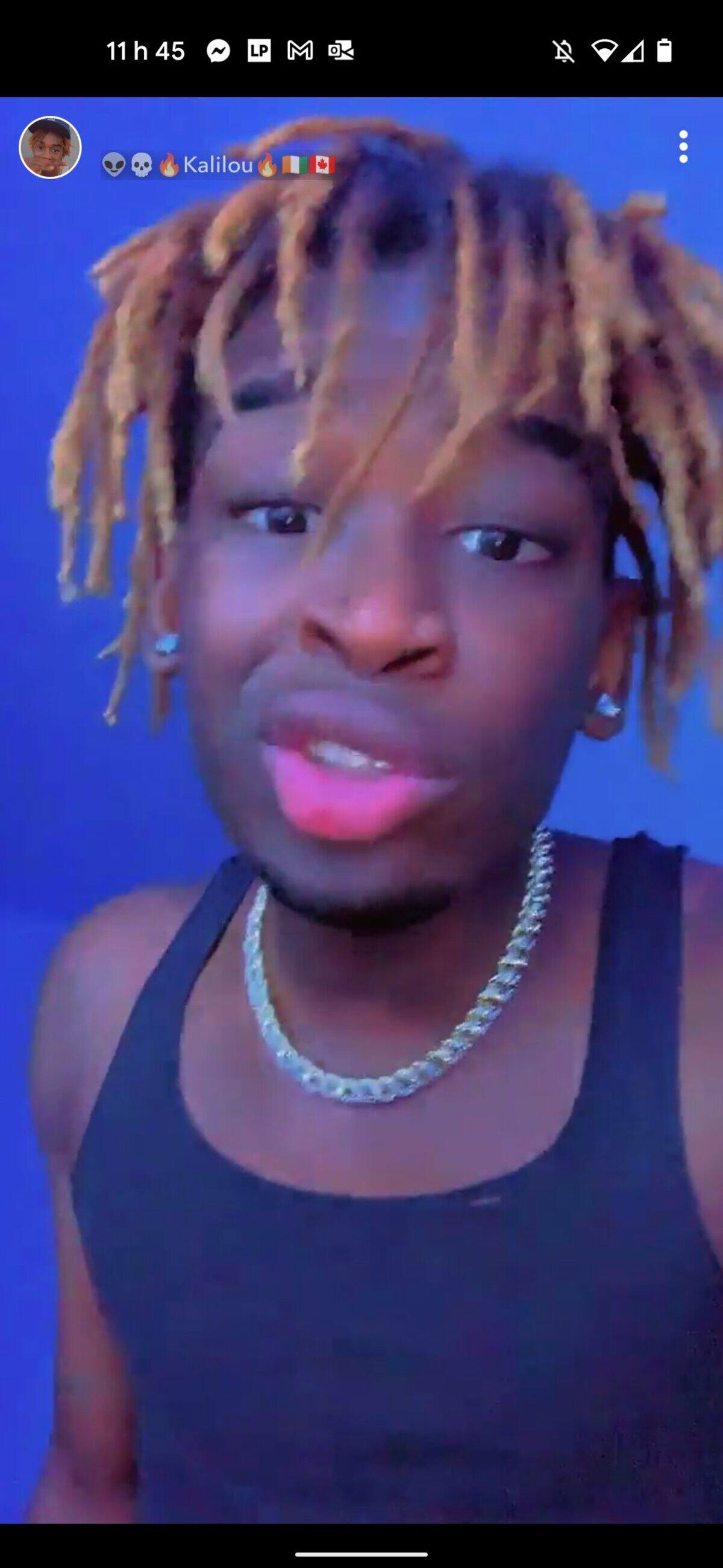 Mamadou Kalilou Barry durante su arresto en diciembre de 2021.