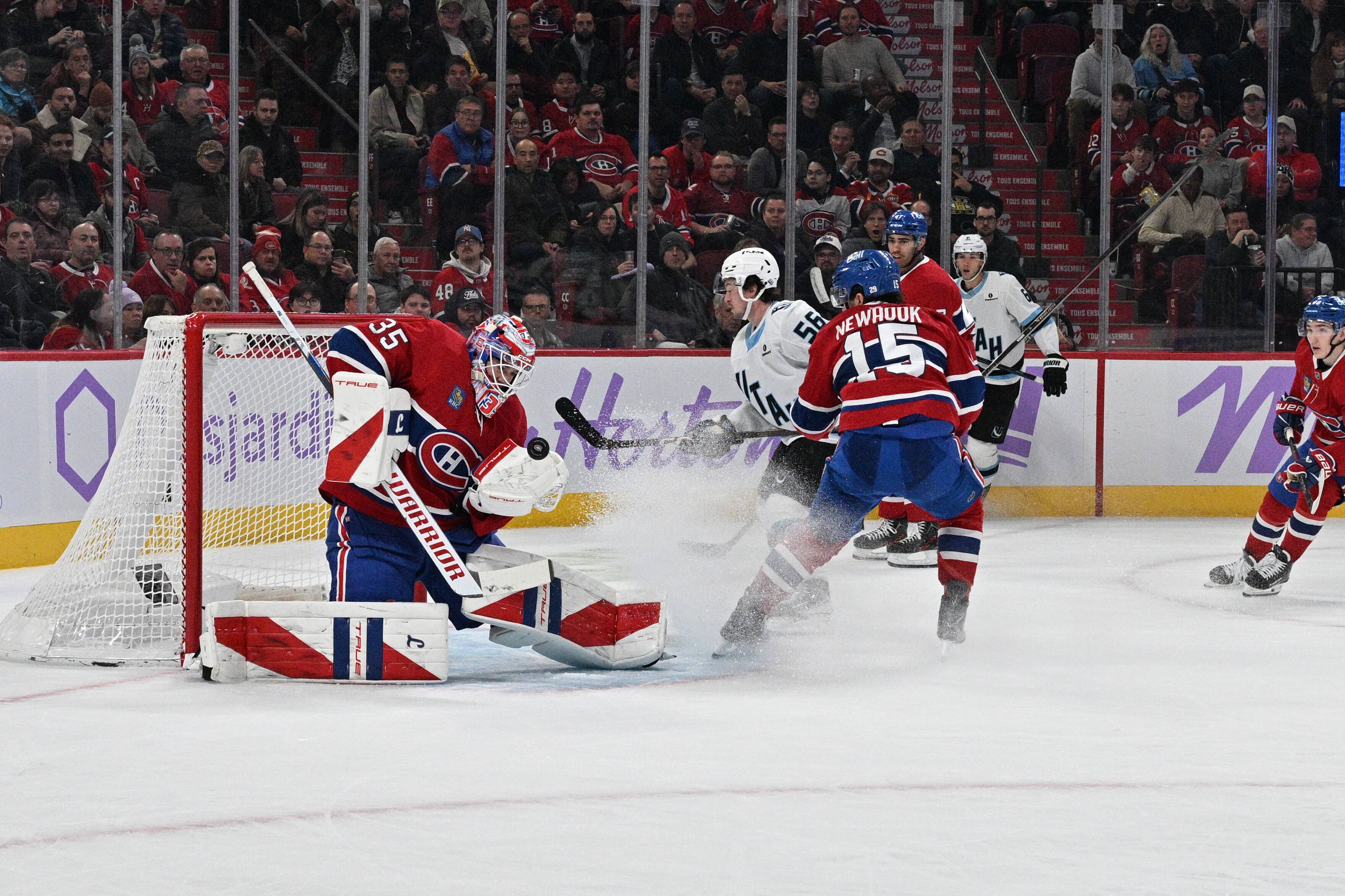 &laquo;J&rsquo;ai un peu repens&eacute; au match de mardi&raquo;: Samuel Montembeault a encore livr&eacute; une grosse performance malgr&eacute; avoir accord&eacute; un autre but en d&eacute;but de rencontre