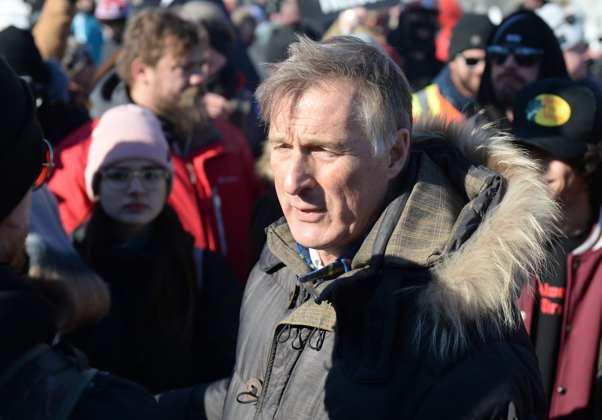 Convoi pour la libert&eacute;: bain de foule pour Maxime Bernier