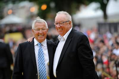 Michel Bergeron e Jacques Demers ajudaram aqueles que formaram dois companheiros de trabalho que se juntaram à Liga Nacional de Hóquei. DANIEL MALLARD/ARQUIVOS/AGÊNCIA QMI