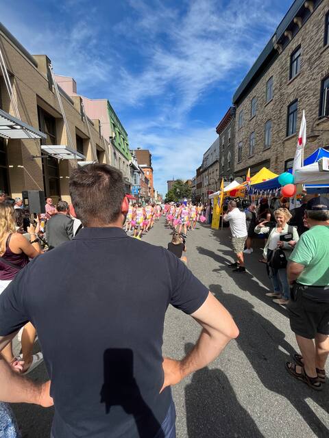 First walk for PQ leader