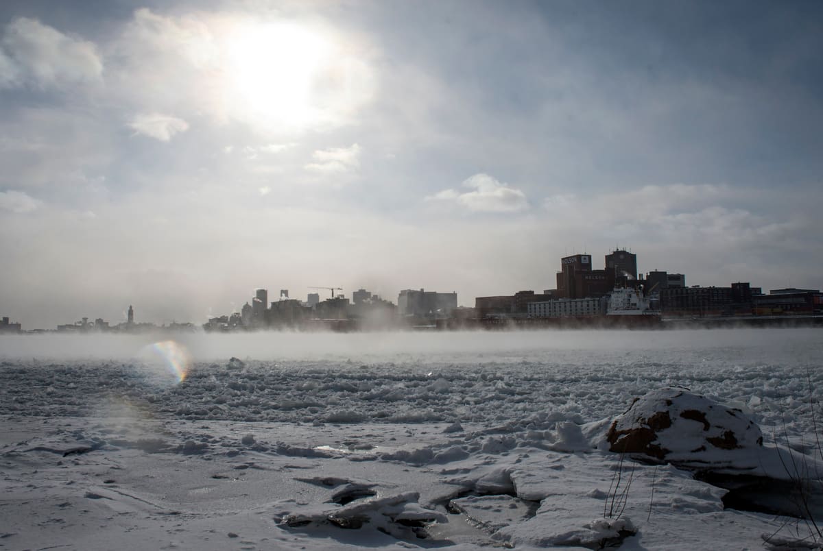 Qui dit poisson d'avril, dit Fleuve St-Laurent!  