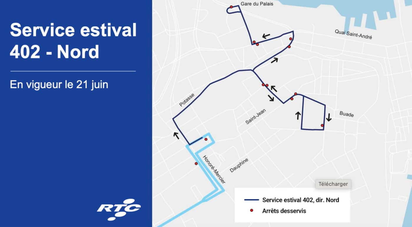 Moins de départs par jour au RTC pour la période estivale | JDQ