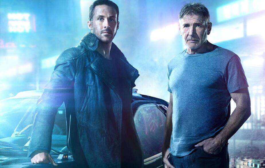 Ryan Gosling et Harrison Ford dans Blade Runner 2049