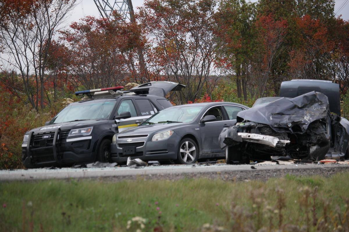 Une poursuite polici&egrave;re se termine en grave accident &agrave; Portneuf